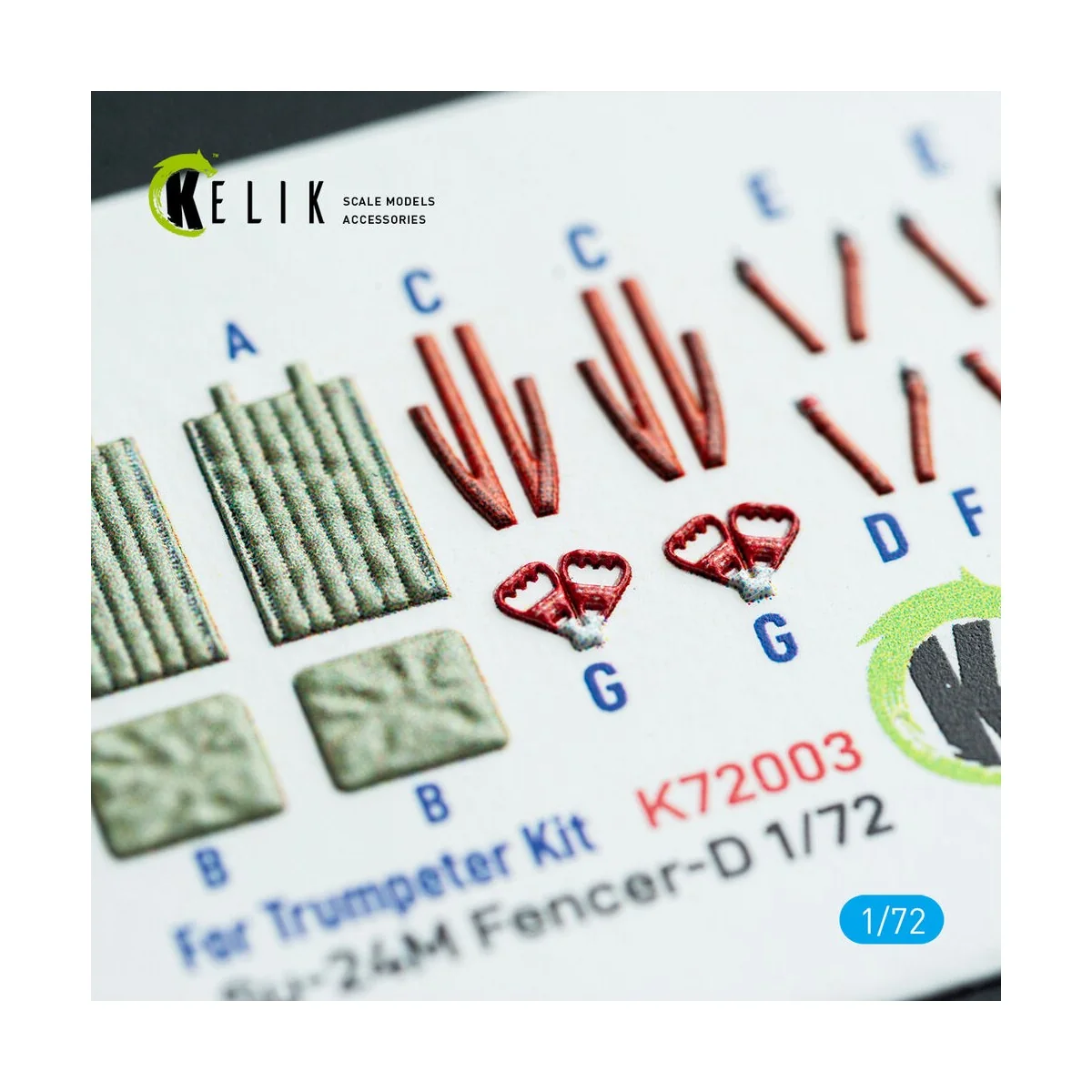 SU-24M interior 3D decals for Trumpeter kit, 1/72 - Kelik K72003