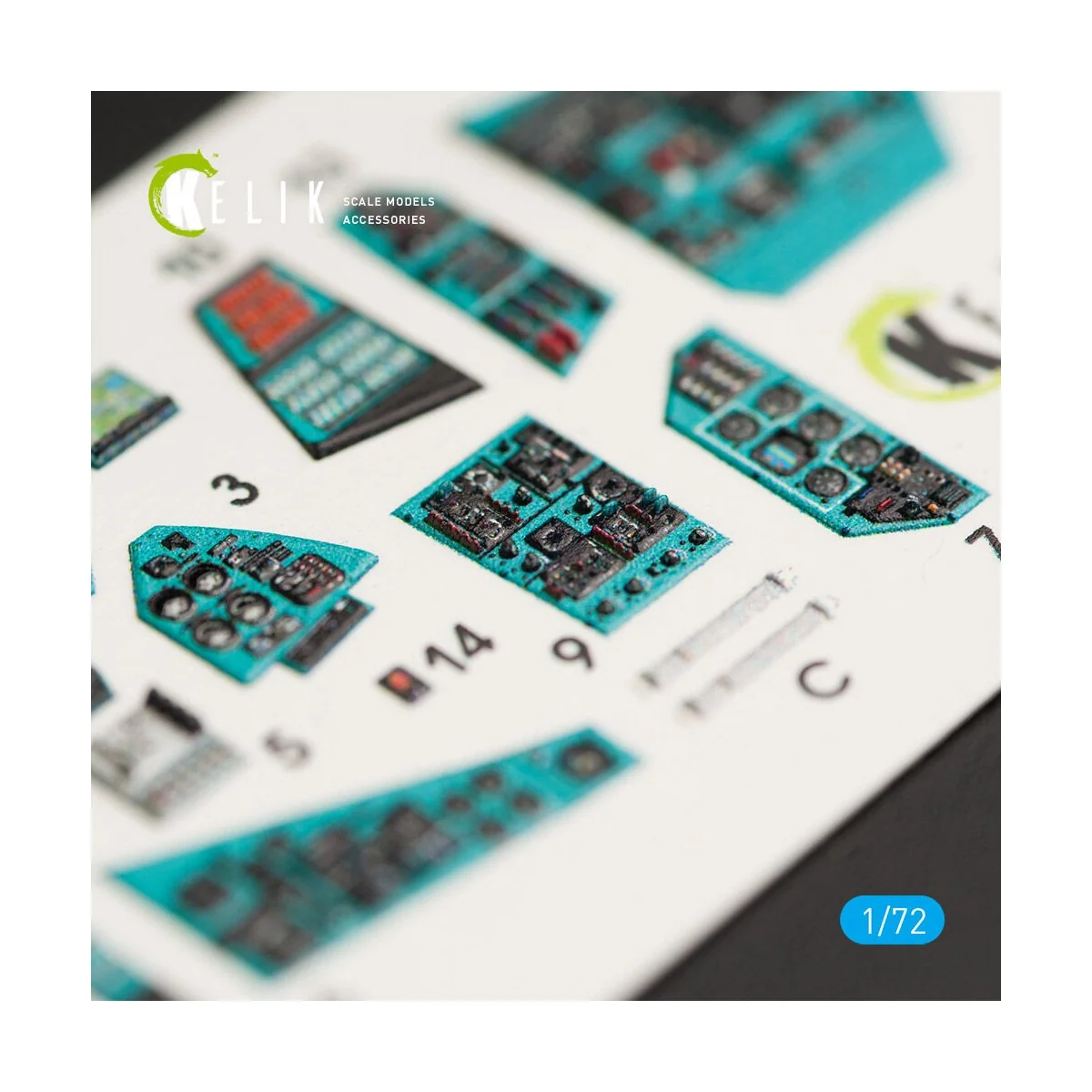 MI-24P interior 3D decals for Zvezda kit, 1/72 - Kelik K72009