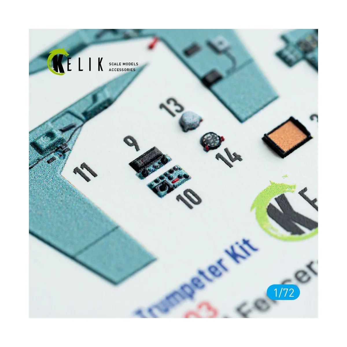 SU-24M interior 3D decals for Trumpeter kit, 1/72 - Kelik K72003