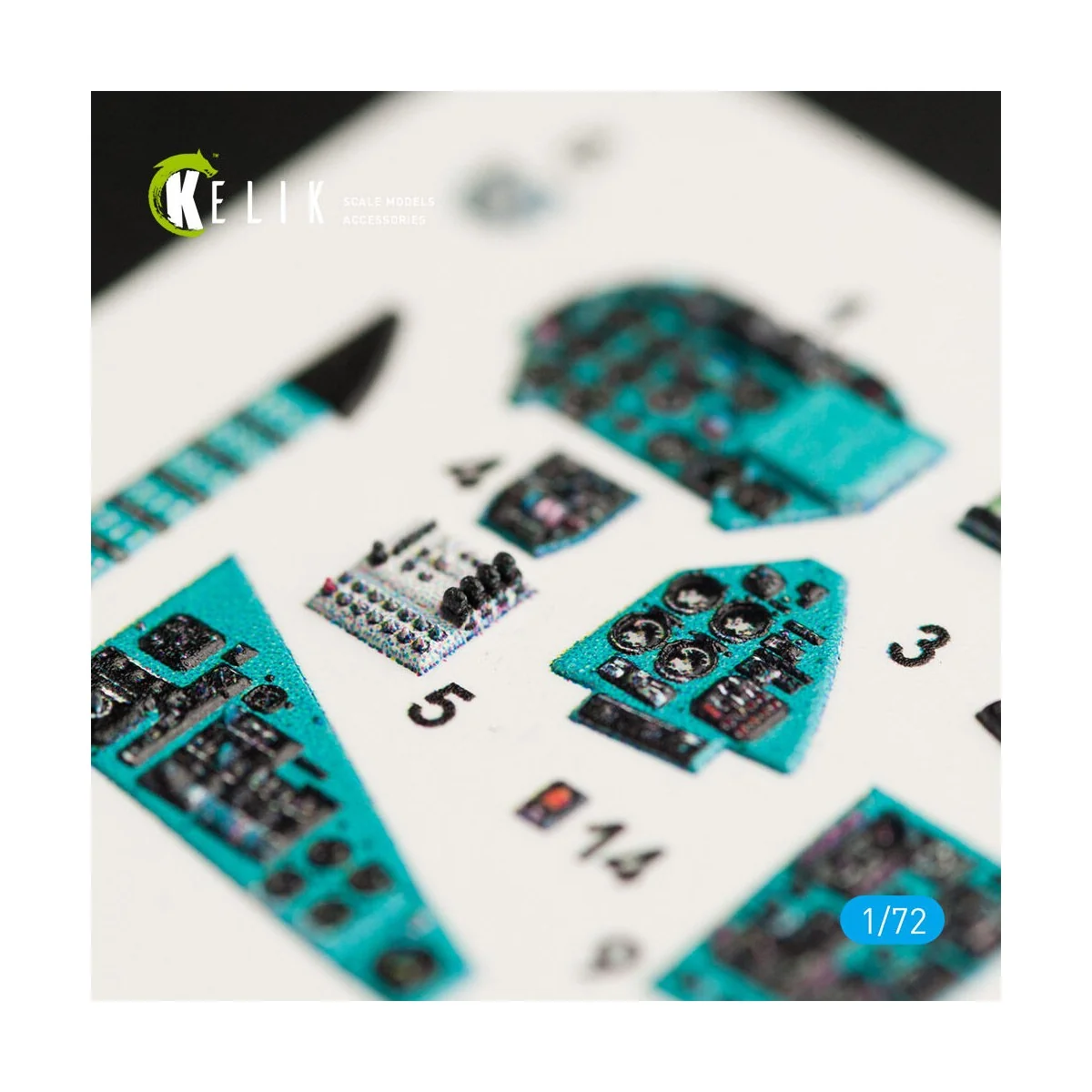 MI-24P interior 3D decals for Zvezda kit, 1/72 - Kelik K72009