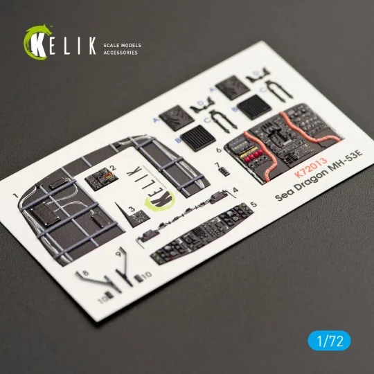 MH-53E Sea Dragon interior 3D decals for Italeri kit, 1/72 - Kelik ...