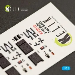 F-16I Sufa interior 3D decals for Kinetic kit, 1/72 - Kelik K72016 2