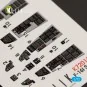 F-16I Sufa interior 3D decals for Kinetic kit, 1/72 - Kelik K72016