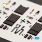 F-16I Sufa interior 3D decals for Kinetic kit, 1/72 - Kelik K72016
