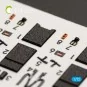 F-16I Sufa interior 3D decals for Kinetic kit, 1/72 - Kelik K72016