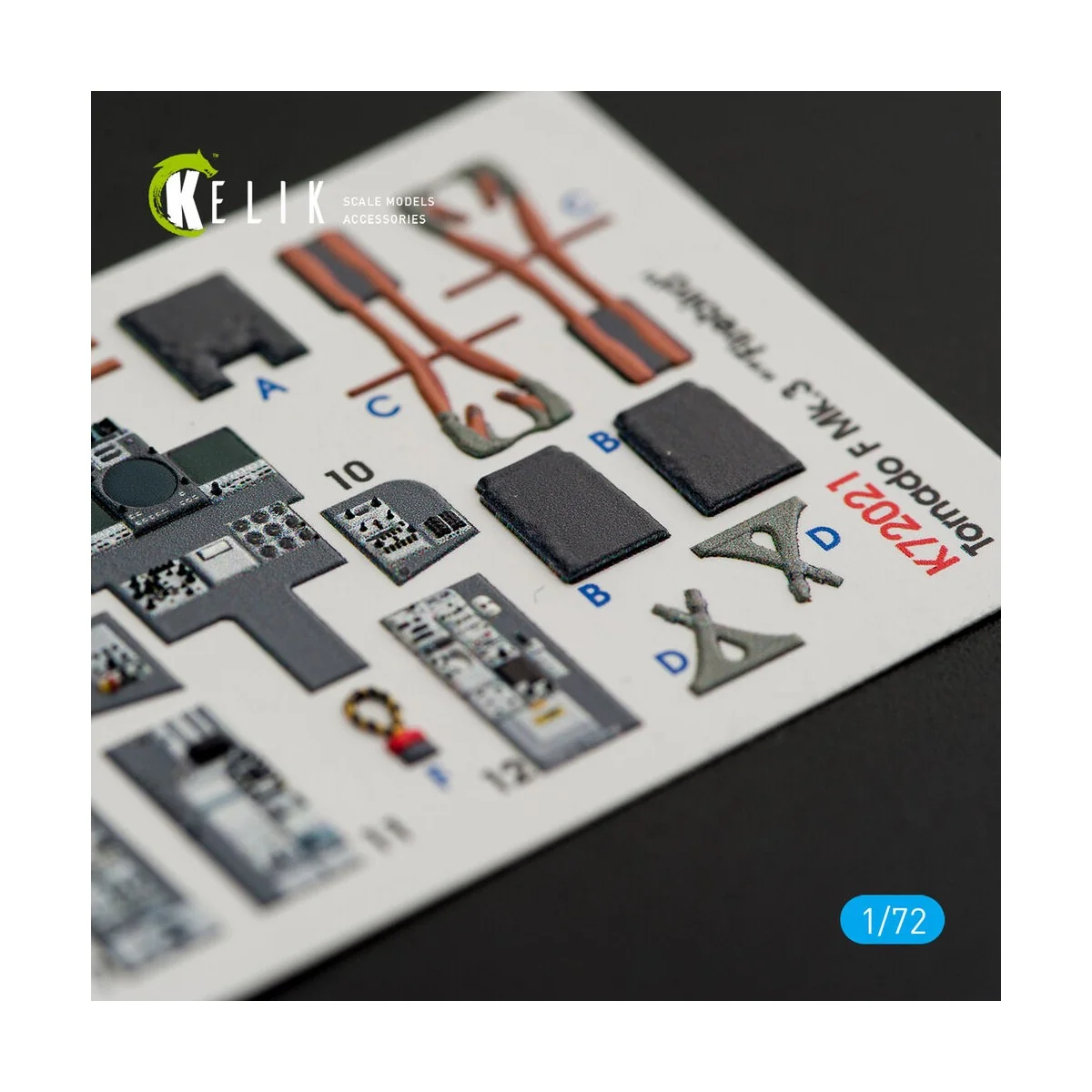 Tornado F Mk.3 Firebird interior 3D decals for Hasegawa, 1/72 - Kel...