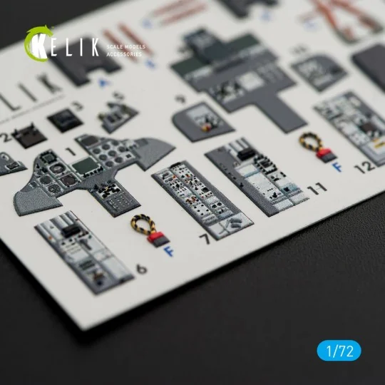 Tornado F Mk.3 Firebird interior 3D decals for Hasegawa, 1/72 - Kel...