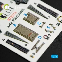A-4E Skyhawk interior 3D decals for Fujimi/Hobby 2000 kit, 1/72 - K... 2