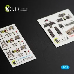 F-4(B, N) Phantom II interior 3D decals for Hasegawa kit, 1/72 - Ke... 2