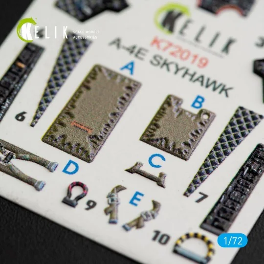 A-4E Skyhawk interior 3D decals for Fujimi/Hobby 2000 kit, 1/72 - K...
