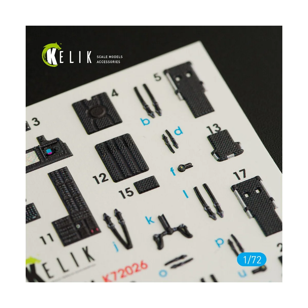 UH-1Y Venom interior 3D decals for Dream Model kit, 1/72 - Kelik K7...