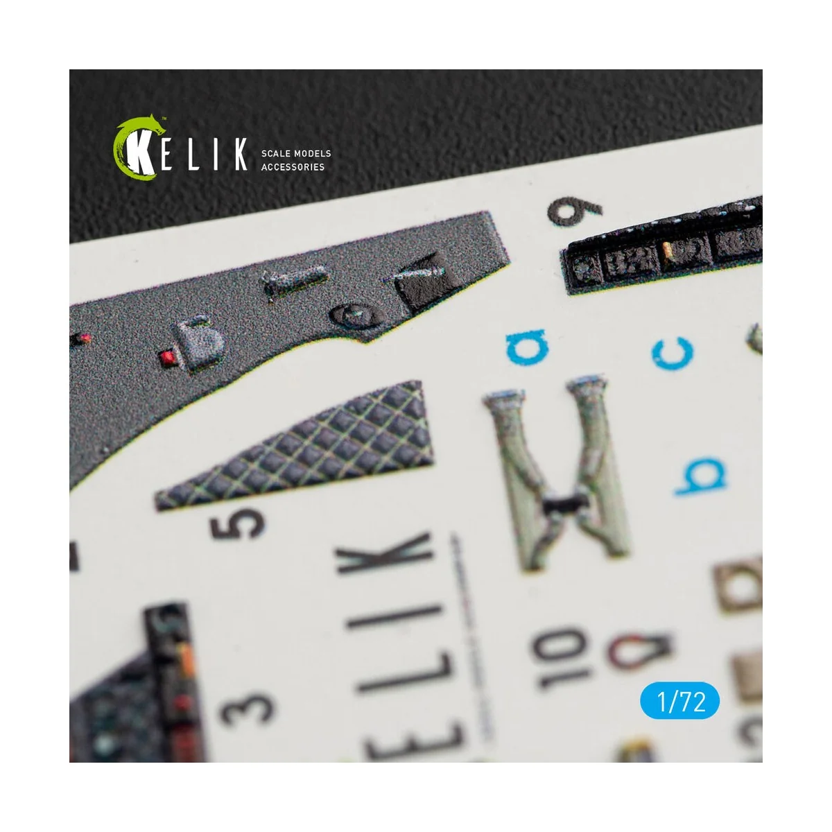 A-4(B, P) Skyhawk interior 3D decals for Airfix kit, 1/72 - Kelik K...