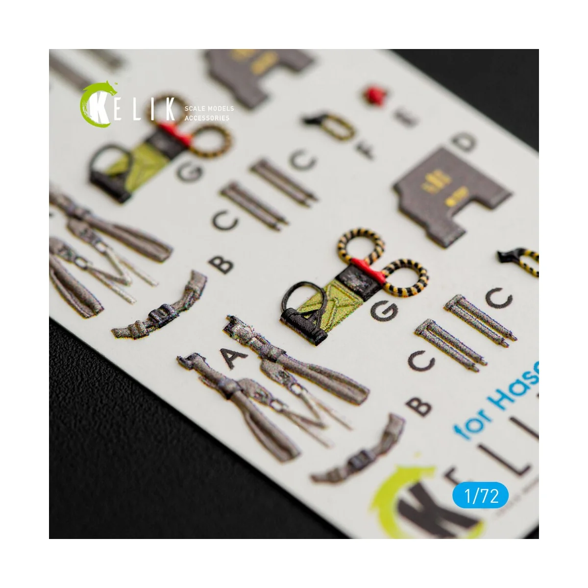 F-4(B, N) Phantom II interior 3D decals for Hasegawa kit, 1/72 - Ke...