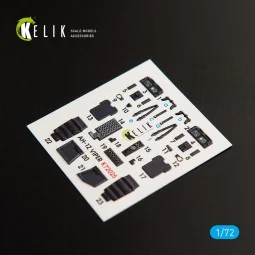 AH-1Z Viper interior 3D decals for Dream Model kit, 1/72 - Kelik K7...