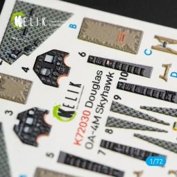 OA-4M Skyhawk interior 3D decals for Fujimi/Hobby 2000 kit, 1/72 - ... 2