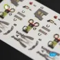 F-4(C, D) Phantom II interior 3D decals for Hasegawa kit, 1/72 - Ke...