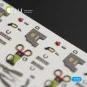 F-4(C, D) Phantom II interior 3D decals for Hasegawa kit, 1/72 - Ke...