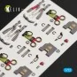 F-4EJ Kai Phantom II interior 3D decals for Hasegawa kit, 1/72 - Ke...