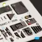 F-35B interior 3D decals for Academy kit, 1/72 - Kelik K72037