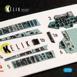 SU-27 interior 3D decals for Trumpeter kit, 1/72 - Kelik K72040 2