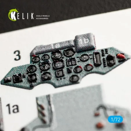 SU-27 interior 3D decals for Trumpeter kit, 1/72 - Kelik K72040