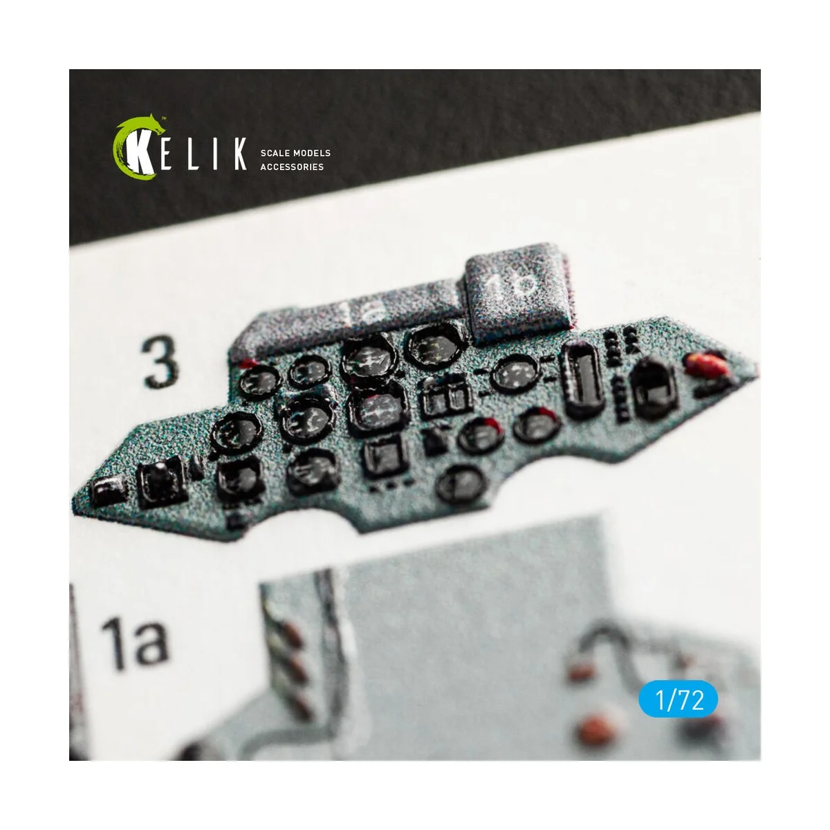 SU-27 interior 3D decals for Trumpeter kit, 1/72 - Kelik K72040