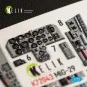MiG-29 Fulcrum-A 9-12 interior 3D decals for GWH kit, 1/72 - Kelik ...