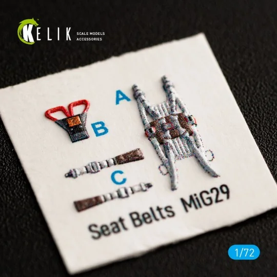 MiG-29 Fulcrum-A 9-12 interior 3D decals for GWH kit, 1/72 - Kelik ...