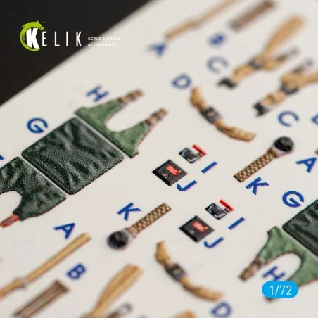 Blackburn Buccaneer S.2C interior 3D decals for Airfix kit, 1/72 - ...