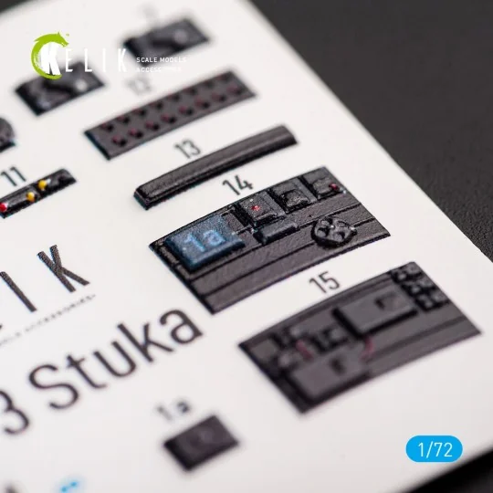 Junkers Ju 87D-3 Stuka - Interior 3D Decal for Special Hobby kit, 1...
