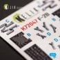 JASDF F-2B Fighter interior 3D decals for FineMolds kit, 1/72 - Kel...