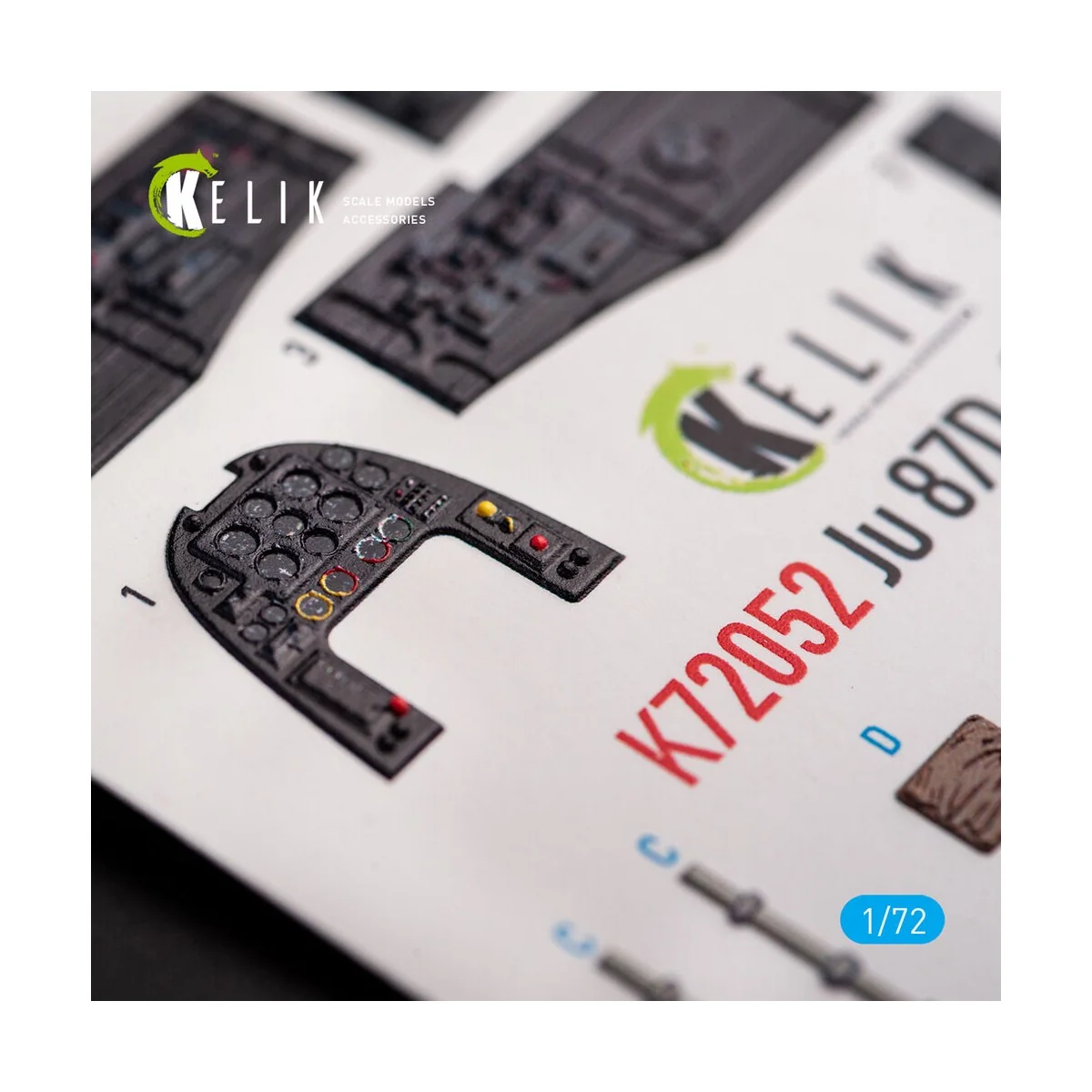 Junkers Ju87D-3N/D-7 - interior 3D decals for Fujimi/Hobby 2000 kit...