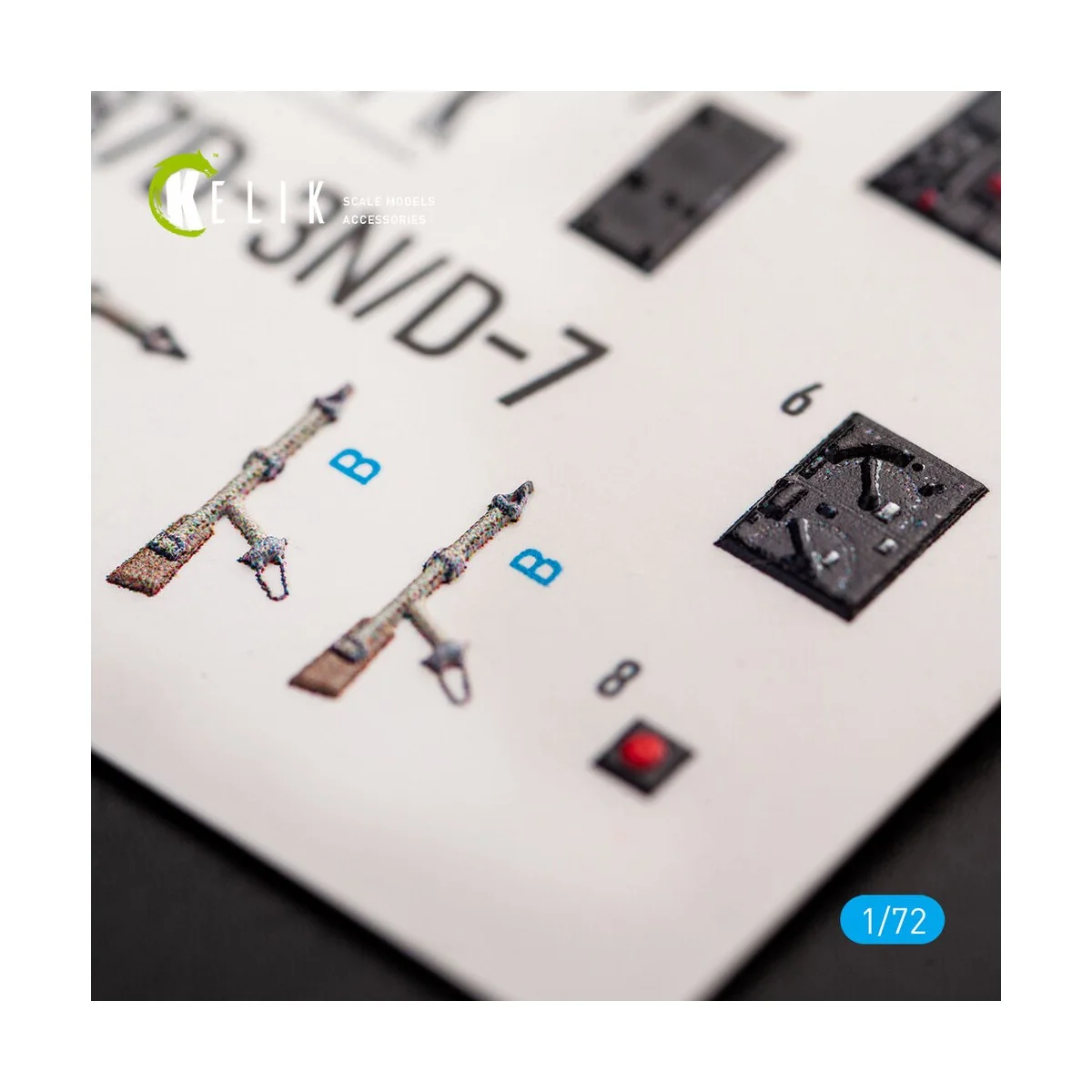 Junkers Ju87D-3N/D-7 - interior 3D decals for Fujimi/Hobby 2000 kit...