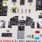 F-15C MSIP II Eagle interior 3D decals for GWH, 1/72 - Kelik K72048