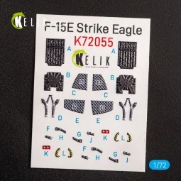 F-15E Strike Eagle - interior 3D decals for Revell kit, 1/72 - Keli... 2