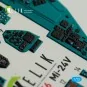 Mi-24V interior 3D decals for HobbyBoss kit, 1/72 - Kelik K72056