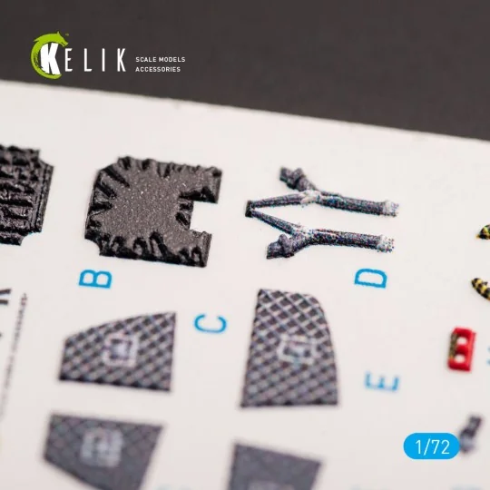 F-15E Strike Eagle - interior 3D decals for Revell kit, 1/72 - Keli...