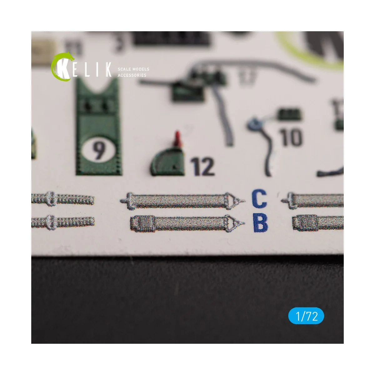 M6A1 Seiran/Nanzan interior 3D decals for Tamiya kit, 1/72 - Kelik ...