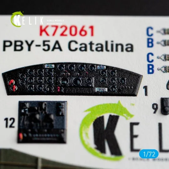 PBY-5A Catalina interior 3D decals for Academy kit, 1/72 - Kelik K7...