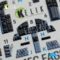 F-15C Strike Eagle interior 3D decals for Hasegawa kit, 1/72 - Keli...