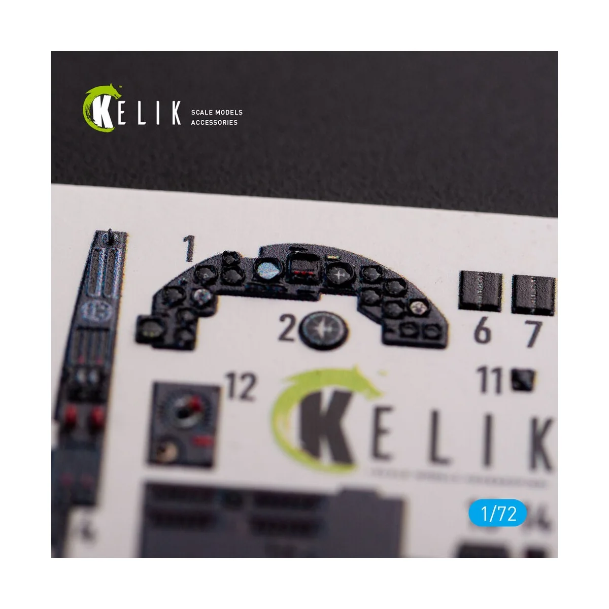 Junkers JU 88 A-4 interior 3D decals for Revell kit, 1/72 - Kelik K...