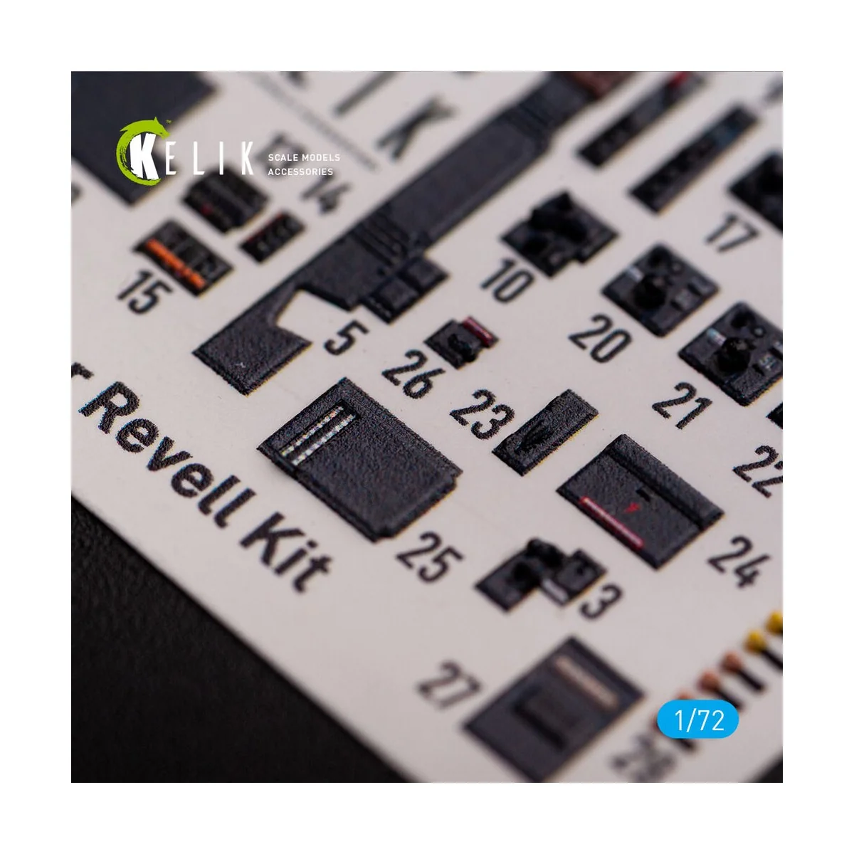 Junkers JU 88 A-4 interior 3D decals for Revell kit, 1/72 - Kelik K...
