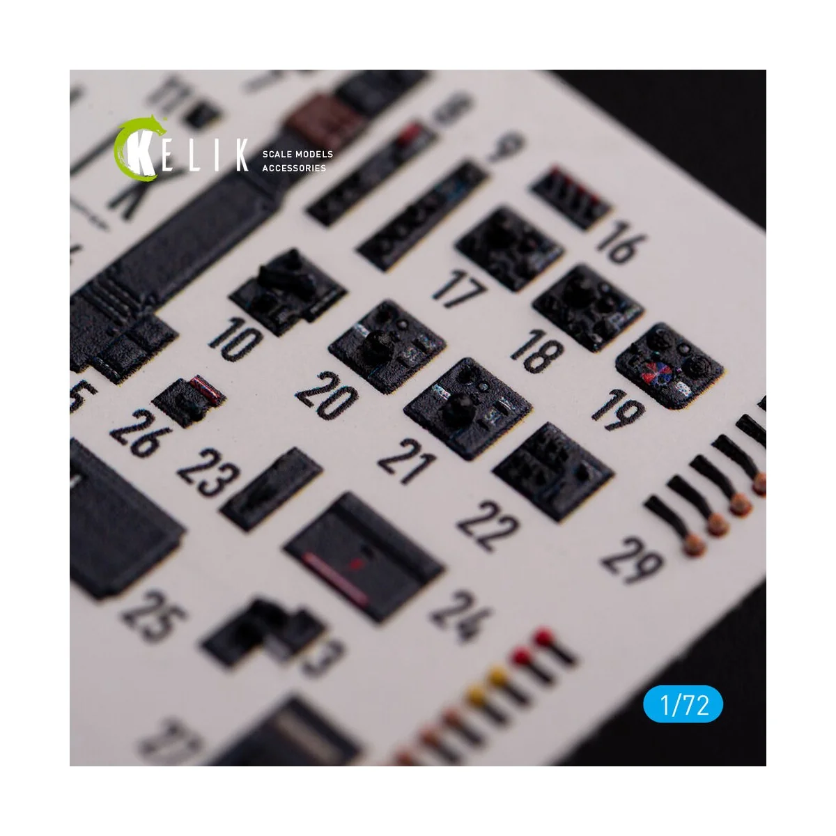 Junkers JU 88 A-4 interior 3D decals for Revell kit, 1/72 - Kelik K...