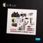 N1K1-Ja Shiden Type 11 interior 3D decals for Tamiya kit, 1/72 - Ke...