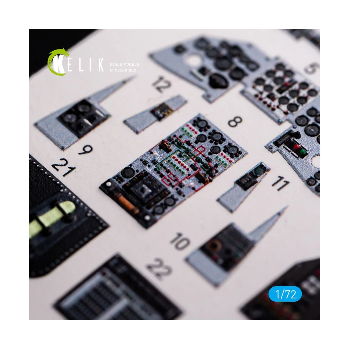 Handley Page Victor B Mk2 interior 3D decals for Airfix kit, 1/72 -...