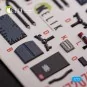 CH-53D Sea Stallion interior 3D decals for Fujimi/Academy kit, 1/72...