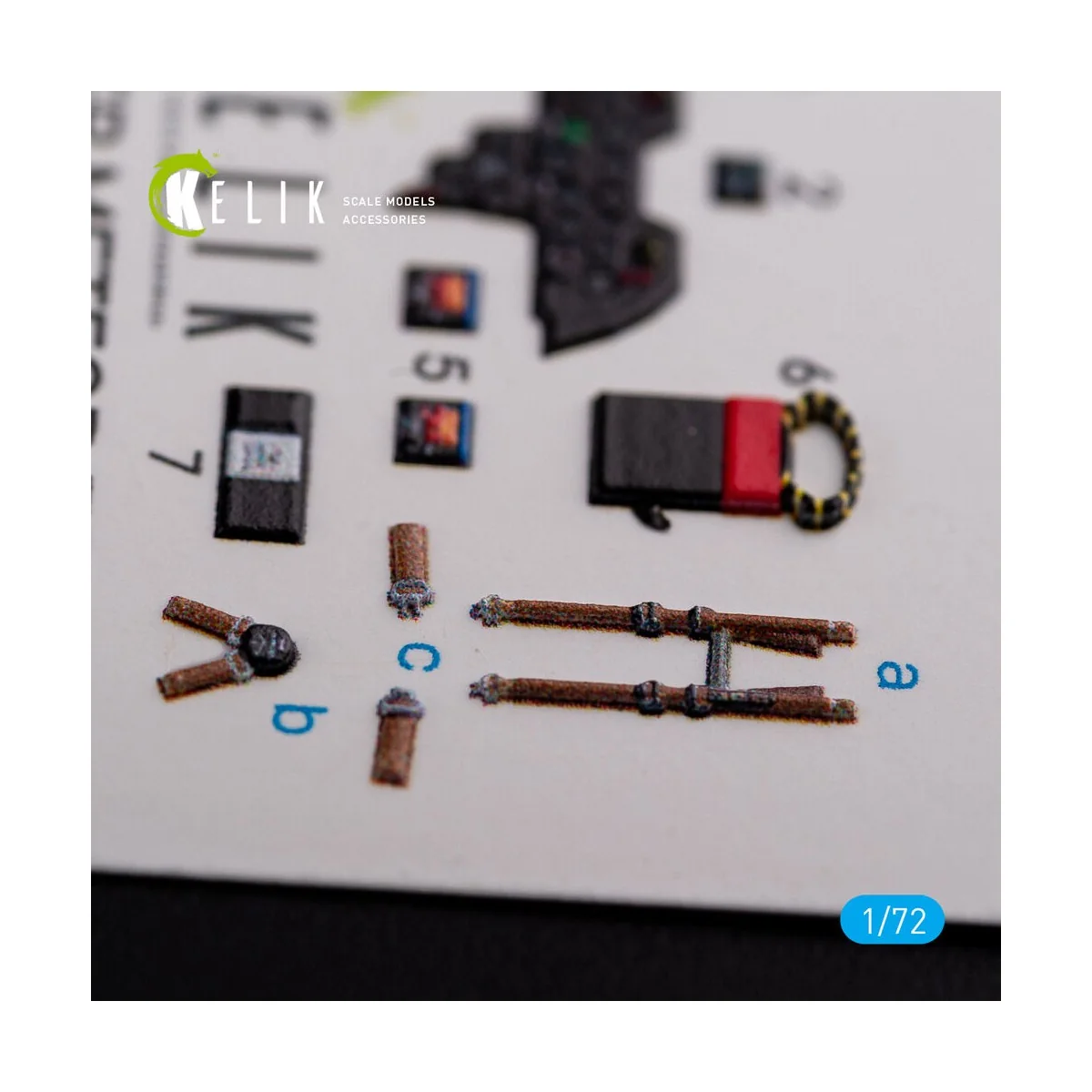 Gloster Meteor F.8 interior 3D decals for Airfix kit, 1/72 - Kelik ...