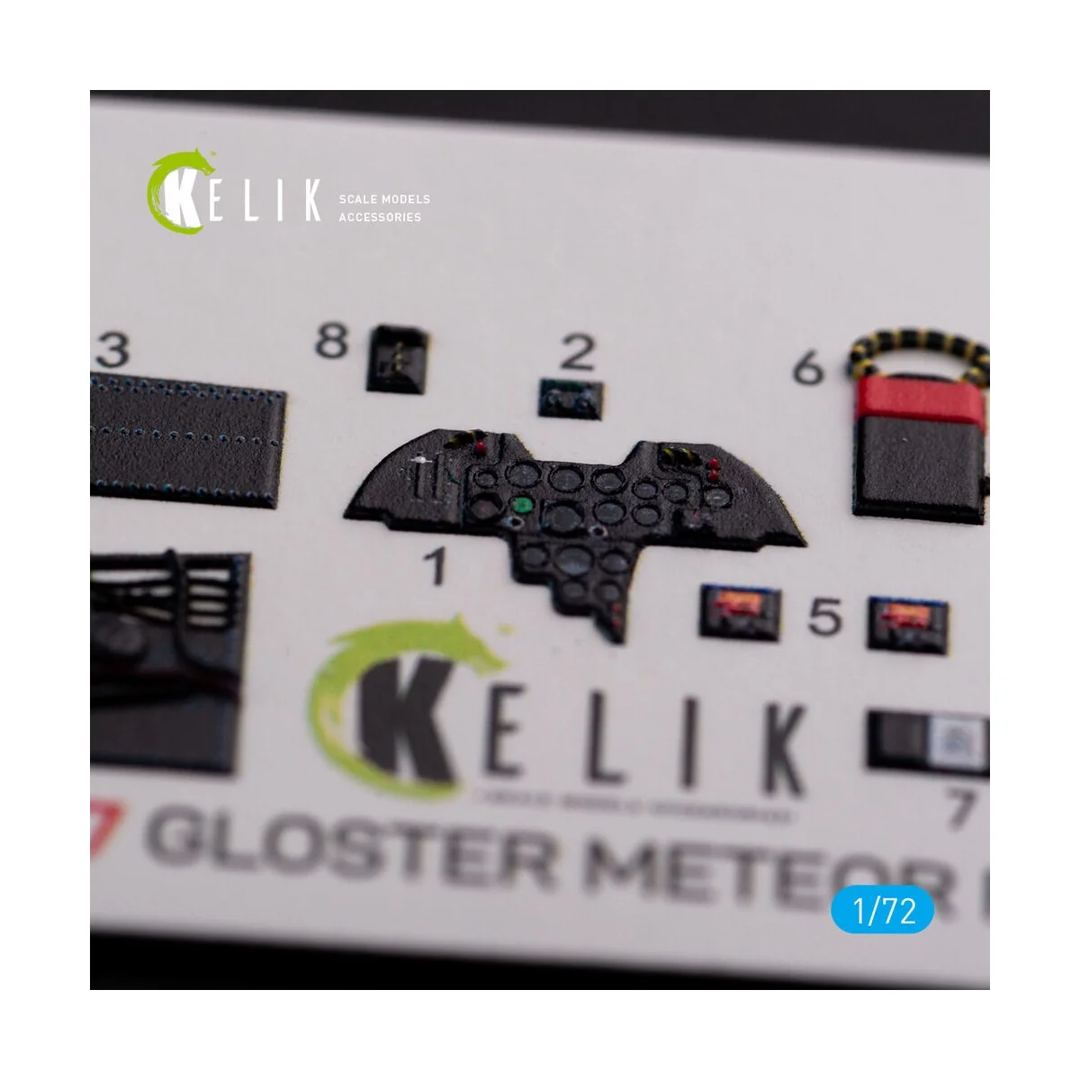 Gloster Meteor F.8 interior 3D decals for Airfix kit, 1/72 - Kelik ...
