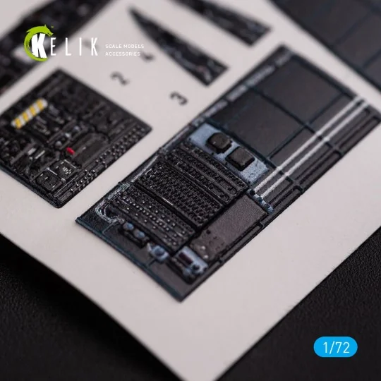 CH-53D Sea Stallion interior 3D decals for Fujimi/Academy kit, 1/72...