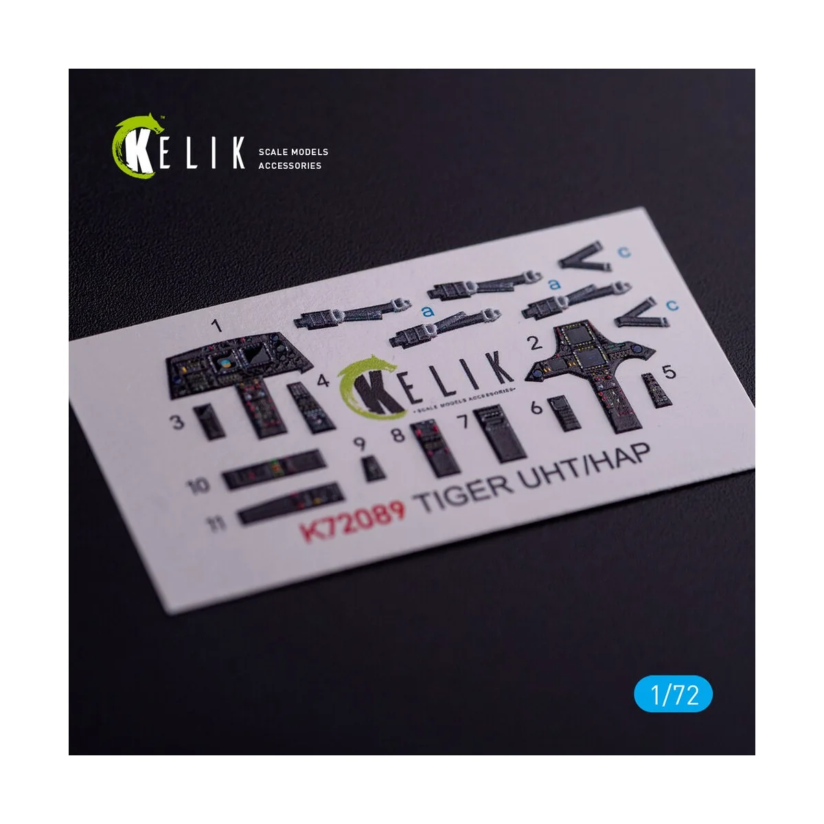 Eurocopter Tiger UHT/HAP interior 3D decals for Revell kit, 1/72 - ...